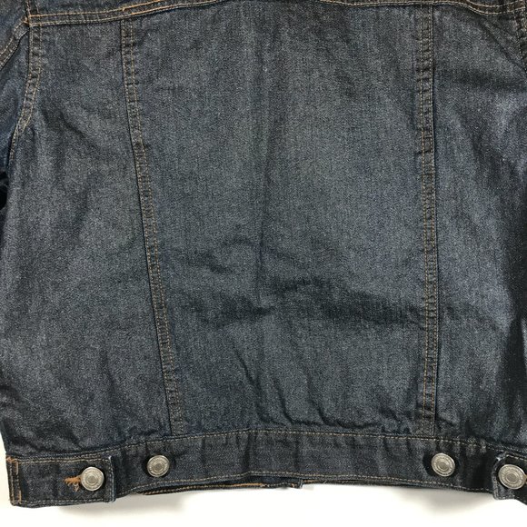 Newport News Jeanology Collection Girl's 10 Blue Button Up Denim Jean Jacket - Picture 12 of 12